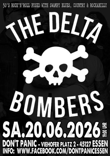 Delta Bombers + guests (Ticket) 20.06.26 Dont Panic Essen