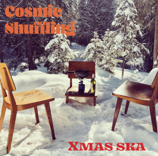Cosmic Shuffling – Xmas Ska (EP) black 7inch Vinyl