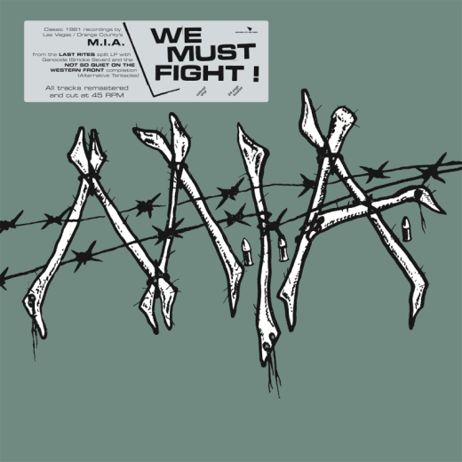 M.I.A. - We Must Fight (LP) Hand scrrened Sleeve ltd Edition