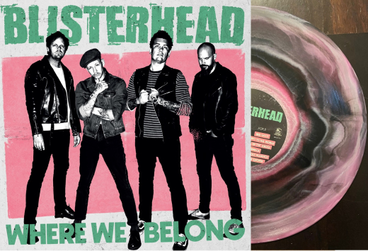 Blisterhead - Where we belong (LP) pink-black swirl Vinyl PRESALE