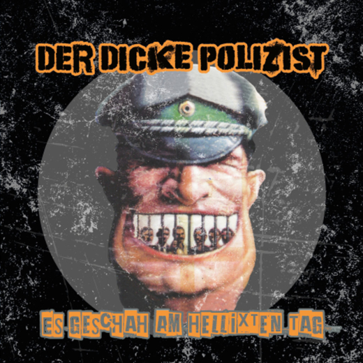 Der dicke Polizist - Es geschah am hellixten Tag (LP) clear orange-black-white Splatter Vinyl Gatefolder