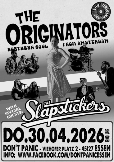 The Originators / The Slapstickers (Ticket) 30.04.26 Dont Panic Essen
