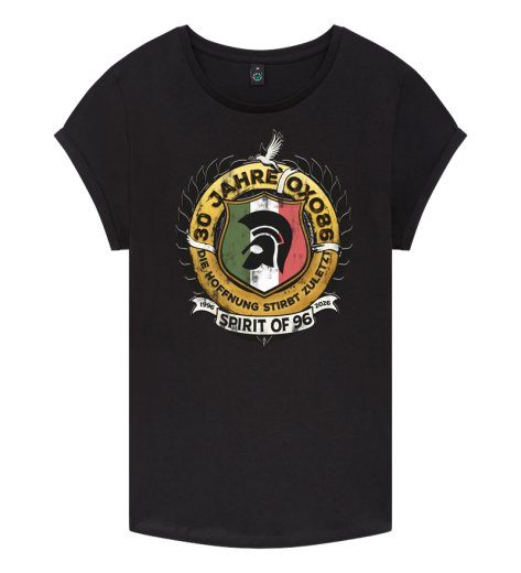 OXO86 - Die Hoffnung stirbt zuletzt Girlie-Shirt (black)