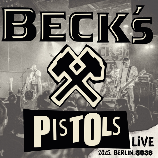 Beck´s Pistols - Live 2025 Berlin SO36 (2LP) 2x10inch exclusive SB Splash Vinyl