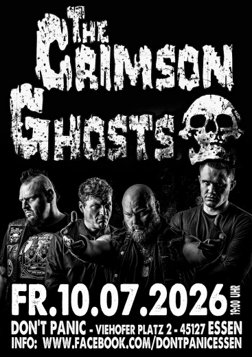 The Crimson Ghosts (Ticket) 10.07.26 Dont Panic Essen