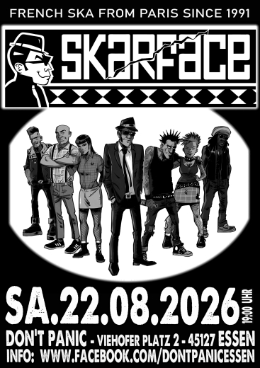 Skarface (Ticket) 22.08.26 Dont Panic Essen