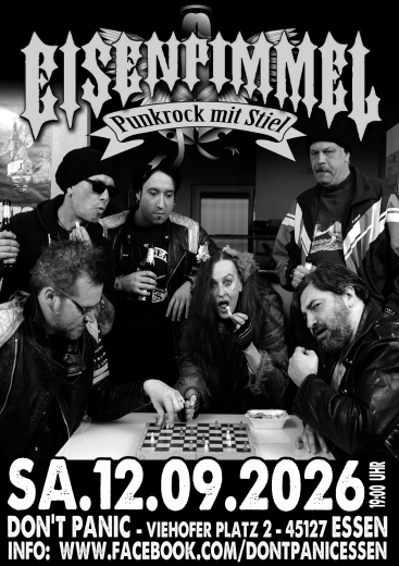 Eisenpimmel (Ticket) 12.09.26 Dont Panic Essen