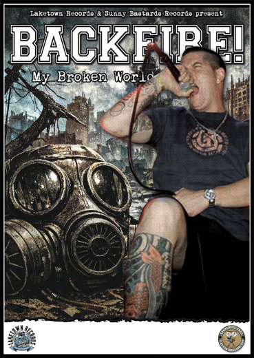Backfire! - My broken World (LP) clear wih hite/black cross  Vinyl + A2 Poster, handnummeriert