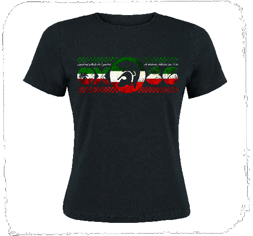 OXO86 - Trojan Girlie-Shirt (black)