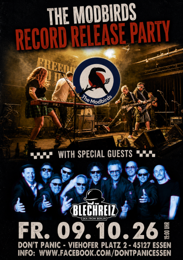 The Modbirds / Blechreiz (Ticket) 09.10.26 Dont Panic Essen