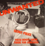 Unwanted, the - These Boots are made/ Secret Police (EP) bluewhite Vinyl