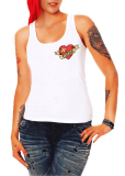 OXO86 - Herzschmerz Girlie Tank Top (white)