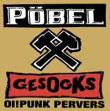 Pöbel & Gesocks - Oi Punk Pervers (LP) gold-red Vinyl ltd 200 copies