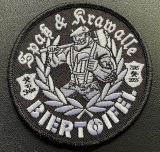 Biertoifel gestickter Patch (black)