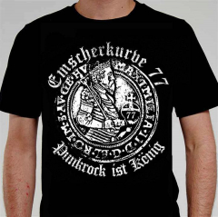 Emscherkurve 77 - Punkrock ist König T-Shirt (black)