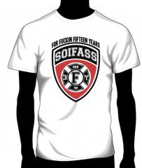 Soifass - for fuckin fifteen years T-Shirt (white)