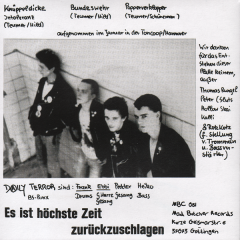 Daily Terror - BS-Punx (EP) 7 inch black Vinyl