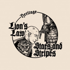 Lion´s Law / Stars & Stripes - Heritage Split  (EP) Half blacknbone 7inch Vinyl