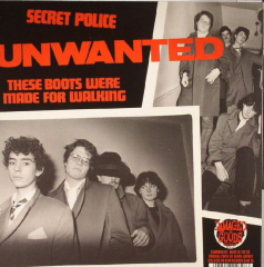 Unwanted, the - These Boots are made/ Secret Police (EP) bluewhite Vinyl