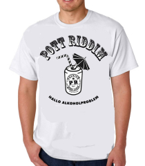 Pott Riddim - Hallo Alkoholproblem T-Shirt (white)