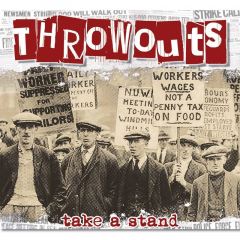 Throwouts - Take a stand (LP) limited clear red/black Vinyl