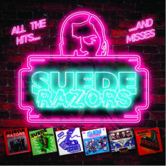 Suede Razors - All the Hits & Misses (LP) Electric blue Vinyl 100copies US-Import