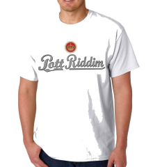 Pott Riddim - Bier Logo  Tshirt (white)