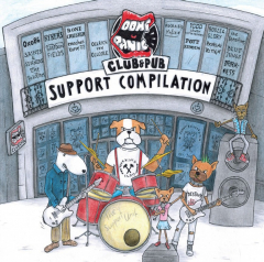 Don´t Panic Support Compilation (LP) 500 copies unique color Vinyl: 16 bands for the Club