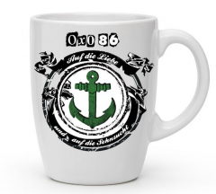 OXO 86 Kaffee-Pot - Auf die Liebe... (Tasse mit Henkel) Keramik * Don´t Panic Soli Aktion