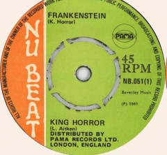 King Horror feat. Laurel Aitken / Winston Grievy - Frankenstein (EP) 7inch black Vinyl