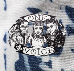 One Voice - Skinhead for a Day (EP) 7inch pinkwhite swirl Vinyl 150 copies
