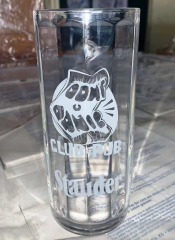 Don´t Panic  - Bierkrug 0,5l (Glas)  limited printed Support Edition
