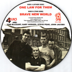4Skins - One Law For Them (EP) Deluxe Picture Disc limited