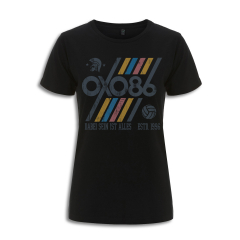OXO86 - Dabei sein ist Alles Girlie-Shirt (black) Fair Trade