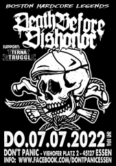 Death before Dishonor (Ticket) 07.07.22 Dont Panic Essen