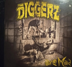 DiggerZ - are mad (EP) 4 Track dirty yellow 7inch Vinyl