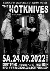 Hotknives (Ticket) 24.09.22 Dont Panic Essen