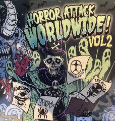 Horror Attack Worldwide Vol.2 (EP) redwhite haze Vinyl 100 copies