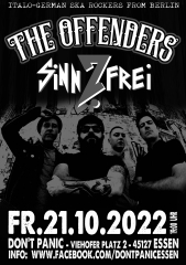 The Offenders + Sinnfrei (Ticket) 21.10.22 Dont Panic Essen