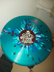 City Saints - Punk&Roll (2LP) transblue splatter Vinyl Gatefolder