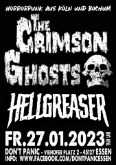Hellgreaser / Crimson Ghost (Ticket) 27.01.23 Dont Panic Essen