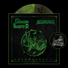Hellgreaser / The Crimson Ghosts - Greensleeves (LP+SLIPMATE) neongreen-Vinyl