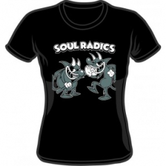 Soul Radics - Two Devils Girlie Shirt (black)