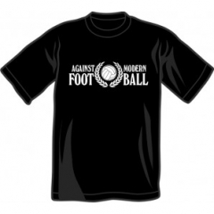 Against modern Football - T-Shirt (black)