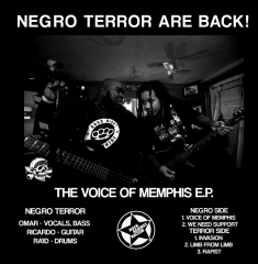Negro Terror - Voice of Memphis (LP) Fan-Edition black/white haze Vinyl
