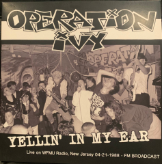 Operation Ivy – Yellin In My Ear (LP) clear Vinyl ltd Edition