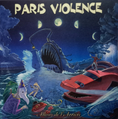 Paris Violence - Allons de larrive (LP+7inch) marbled Vinyl