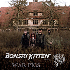 Bonsai Kitten feat Jesper Binzer - War Pigs (EP) white-black Vinyl 100 copies RSD23