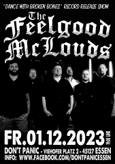 The Feelgood McClouds (Ticket) 01.12.23 Dont Panic Essen