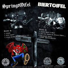 Biertoifel / Springtoifel - Die rechte und die linke Hand des Toifels (LP) red/white splash Vinyl + MP3